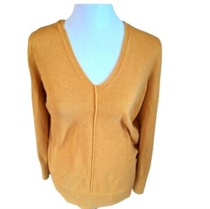 Old Navy V-Neck Mustard Sweater